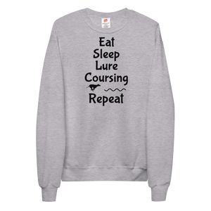 Eat Sleep Lure Coursing Repeat Sweatshirts - Light