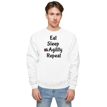 Load image into Gallery viewer, Eat Sleep Agility Repeat Sweatshirts - Light
