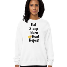 Load image into Gallery viewer, Eat Sleep Barn Hunt Repeat Sweatshirts - Light
