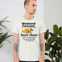 Load image into Gallery viewer, Barn Hunt Weekend Forecast T-Shirts - Light
