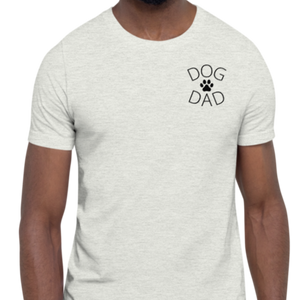 Dog Dad on Side T-Shirts - Light