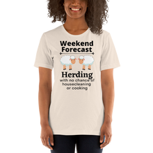 Load image into Gallery viewer, Sheep Herding Weekend Forecast T-Shirts - Light
