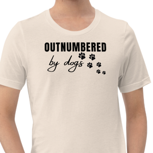 Outnumbered by Dogs T-Shirts - Light