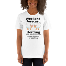 Load image into Gallery viewer, Sheep Herding Weekend Forecast T-Shirts - Light
