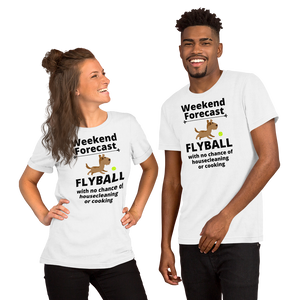 Flyball Weekend Forecast T-Shirts - Light