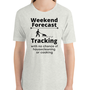 Tracking Weekend Forecast T-Shirts - Light