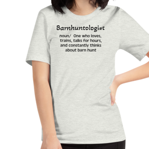 Barn Hunt "Barnhuntologist" T-Shirts - Light