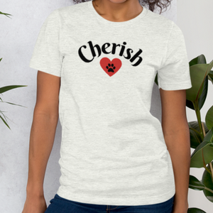 Cherish w/ Heart T-Shirts - Light