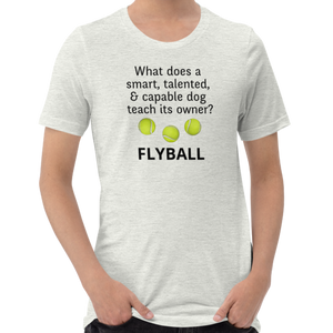 Dog Teaches Flyball T-Shirt - Light
