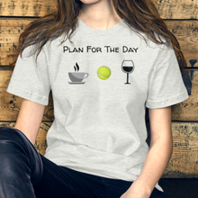 Load image into Gallery viewer, Plan for the Day Flyball/ Tennis Ball T-Shirts - Light
