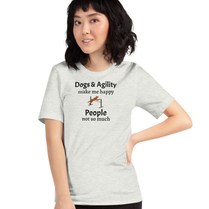 Dogs & Agility Make Me Happy T-Shirts - Light