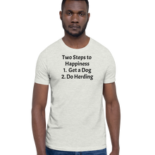 Load image into Gallery viewer, 2 Steps to Happiness - Herding T-Shirts - Light
