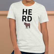 Load image into Gallery viewer, Stacked Herd with Cattle T-Shirts - Light
