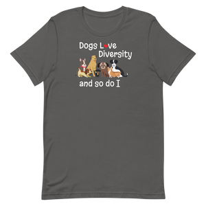 Dogs Love Diversity T-Shirts - Dark
