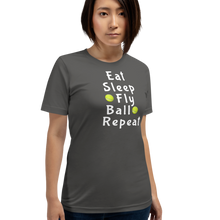 Load image into Gallery viewer, Eat Sleep Flyball Repeat T-Shirts - Dark
