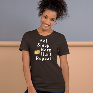 Eat Sleep Barn Hunt Repeat T-Shirts - Dark