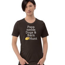 Load image into Gallery viewer, Papa Needs Dogs &amp; Barn Hunt T-Shirts - Dark
