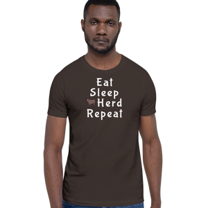 Eat, Sleep, Cattle Herd, Repeat T-Shirts - Dark