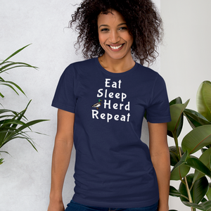 Eat Sleep Duck Herd Repeat T-Shirts - Dark