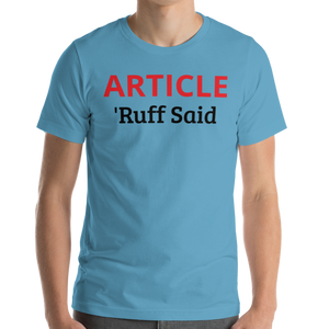 Ruff Article Tracking T-Shirts - Light