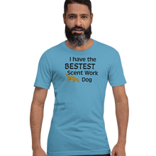 Load image into Gallery viewer, Bestest Scent Work Dog T-Shirts - Light

