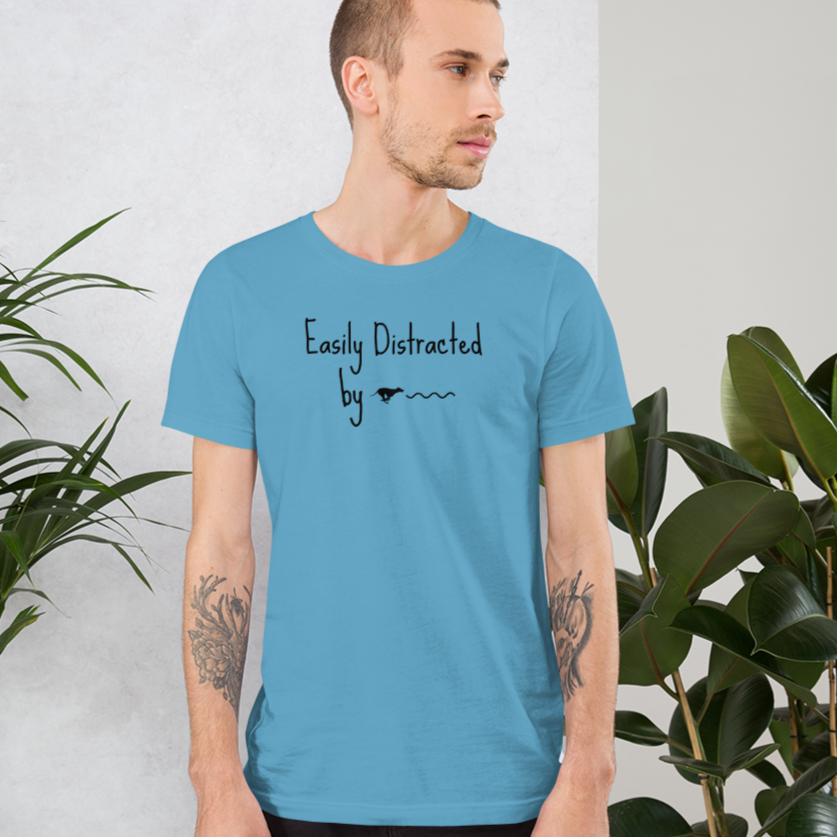 Easily Distracted by Lure Coursing T-Shirts - Light
