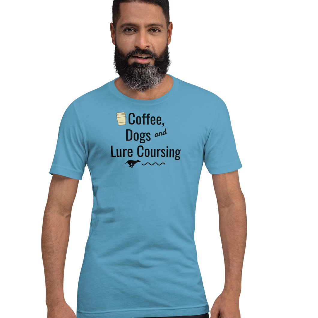 Coffee, Dogs & Lure Coursing T-Shirts - Light