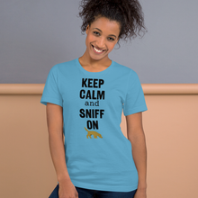 Load image into Gallery viewer, Keep Calm &amp; Sniff On Nose &amp; Scent Work T-Shirts - Light
