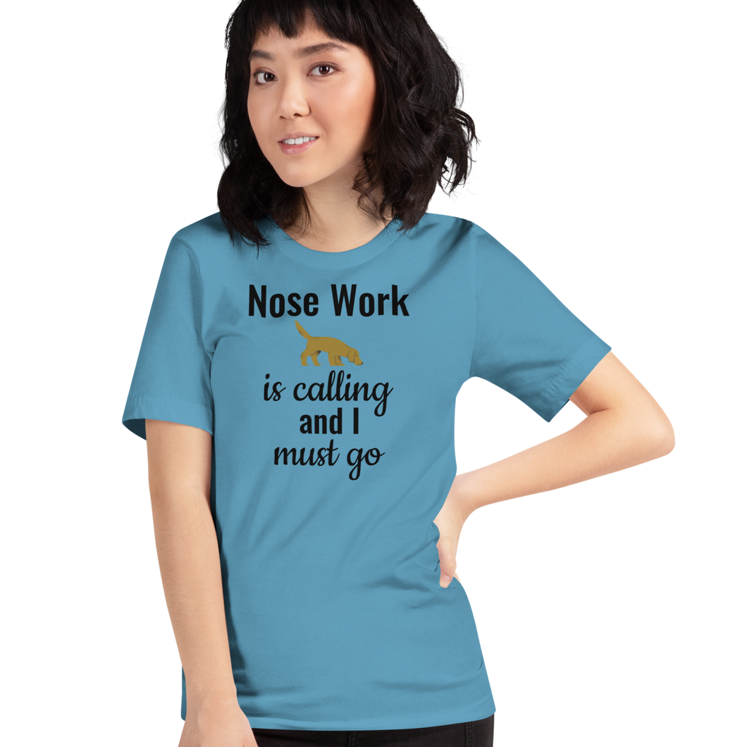 Nose Work is Calling T-Shirts - Light