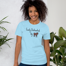 Load image into Gallery viewer, Easily Distracted by Cattle Herding T-Shirt
