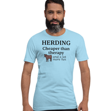 Load image into Gallery viewer, Cattle Herding Cheaper Than Therapy T-Shirts - Light
