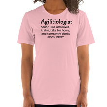Load image into Gallery viewer, Dog Agility &quot;Agilitiologist&quot; T-Shirts - Light
