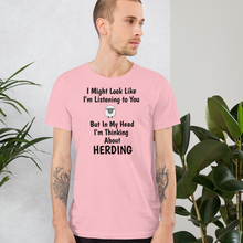 Load image into Gallery viewer, I&#39;m Thinking About Sheep Herding T-Shirts - Light
