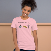 Load image into Gallery viewer, Plan for the Day Nose Work/ Scent Work T-Shirts - Light
