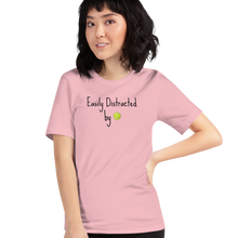 Load image into Gallery viewer, Easily Distracted by Flyball/ Tennis Balls T-Shirts - Light
