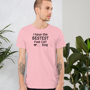 Bestest Fast CAT Dog T-Shirts - Light