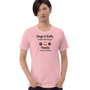 Dogs & Rally Make Me Happy T-Shirts - Light
