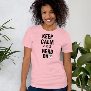 Keep Calm & Sheep Herd On T-Shirts - Light