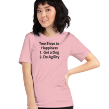 Load image into Gallery viewer, 2 Steps to Happiness - Agility T-Shirts - Light
