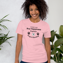 Load image into Gallery viewer, Buy Happiness w/ Dogs &amp; Sheep Herding T-Shirts - Light

