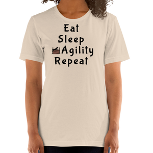 Eat Sleep Agility Repeat with Jump T-Shirt - Light