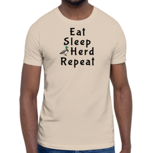 Eat Sleep Duck Herd Repeat T-Shirts - Light