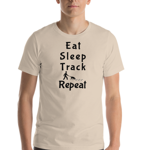Eat Sleep Track Repeat T-Shirts - Light