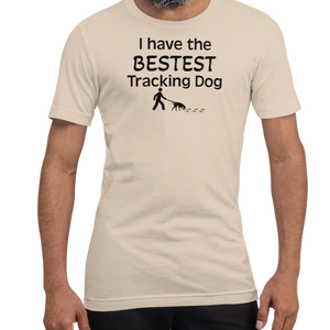 Bestest Tracking Dog T-Shirts - Light