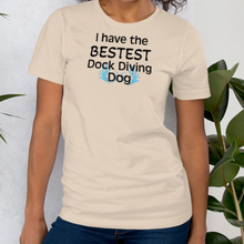 Load image into Gallery viewer, Bestest Dock Diving Dog T-Shirts - Light
