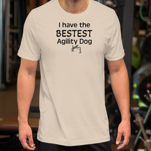 Bestest Agility Dog T-Shirt - Light