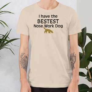 Bestest Nose Work Dog T-Shirts - Light