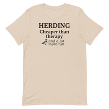 Load image into Gallery viewer, Duck Herding Cheaper than Therapy T-Shirts - Light
