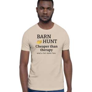 Barn Hunt Cheaper than Therapy T-Shirts - Light