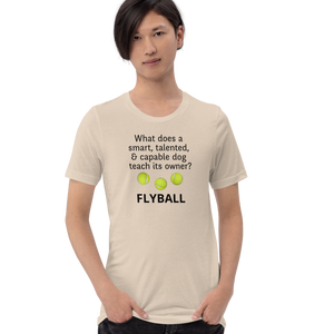 Dog Teaches Flyball T-Shirt - Light